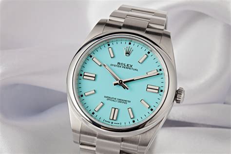 rolex platinum tiffany|Rolex with tiffany blue dial.